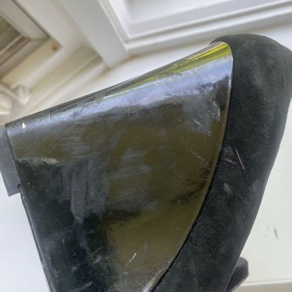 Classy, Sexy, Professional Jessica Simpson Peep Toe Wedges, Black, Size 7! ๐ โจ - Picture 6 of 11